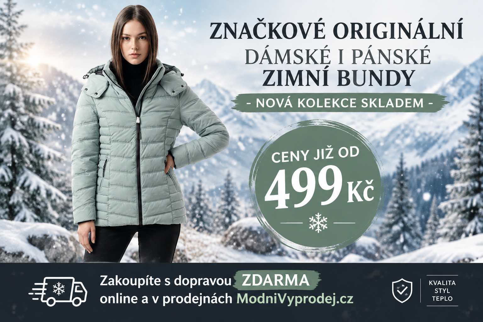 Zimní bundy nová kolekce SKLADEM