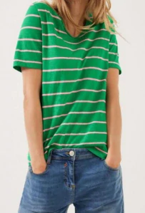 Cecil zelené tričko pruhy