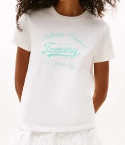 Tommy Jeans bílé tričko