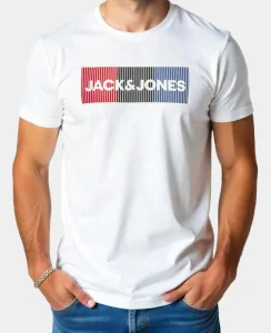 Jack & Jones pánské bílé triko