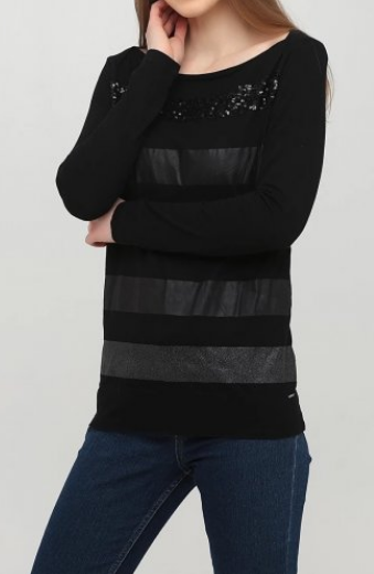 Dámské černé tričko Gas