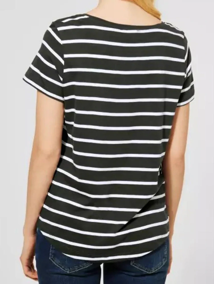 Street One pruhované tričko, XXL