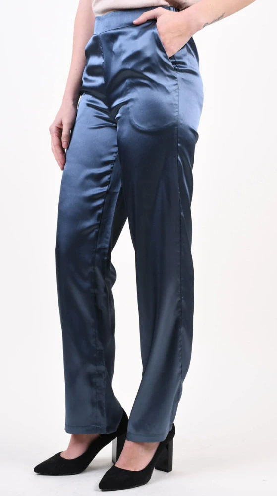 Saténové kalhoty VILA