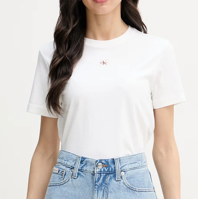 Dámské triko Calvin Klein bílé, M