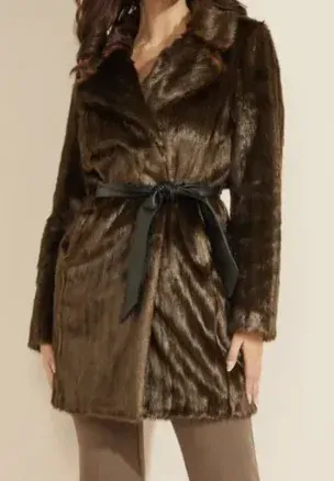 Kožešinový kabát Guess Marciano
