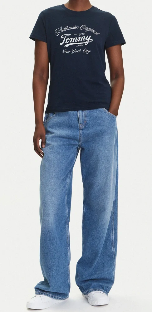 Tommy Jeans modré tričko, M