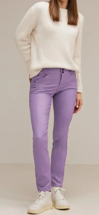 Street One fialové kalhoty