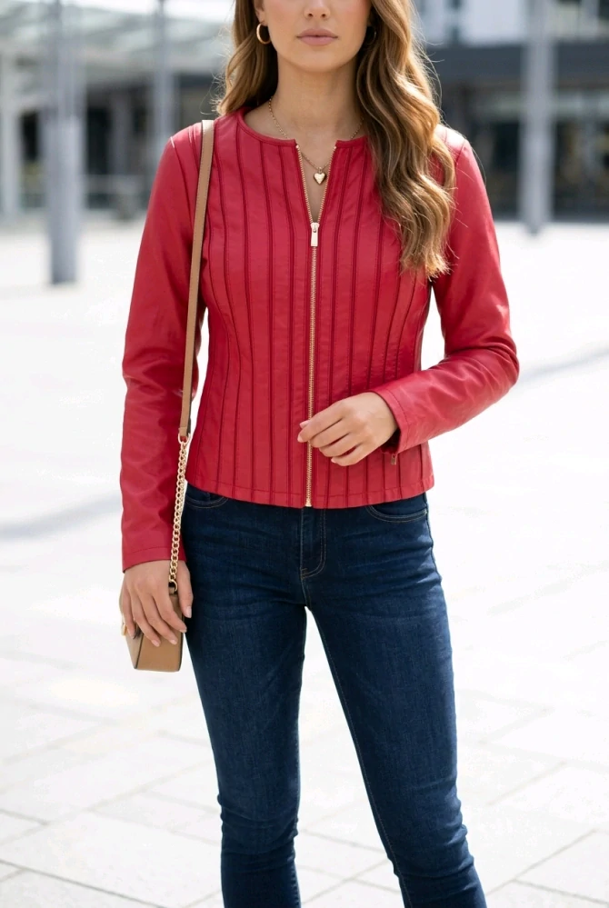 NUNA LIE koženková bunda