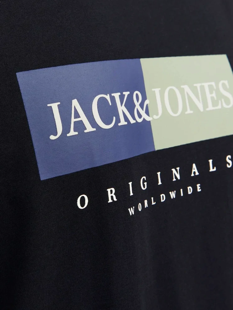 Pánské černé triko Jack & Jones