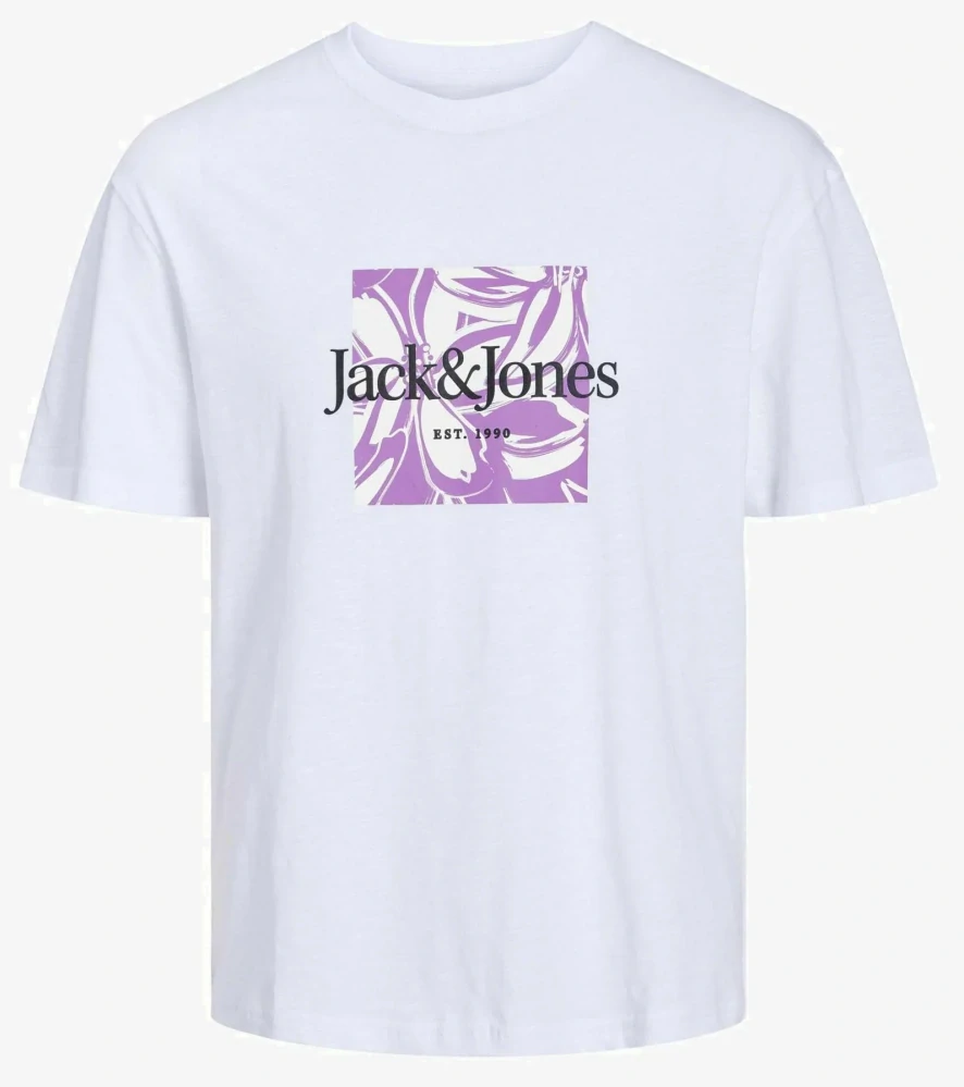 Pánské bílé triko Jack & Jones