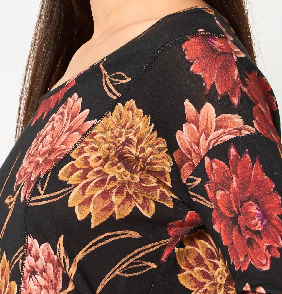 Halenka s květy Desigual