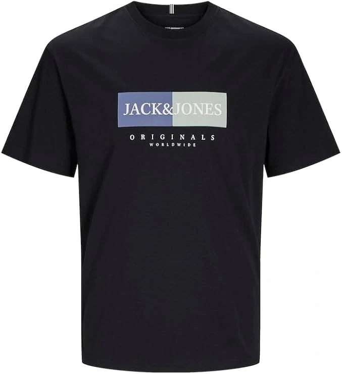 Pánské černé triko Jack & Jones