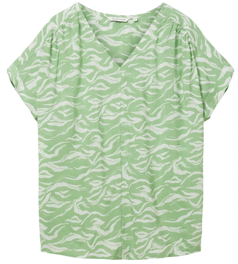 Zelená halenka Tom Tailor, XXL