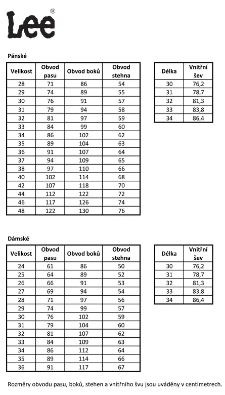 Dámské džíny Lee W30 L31