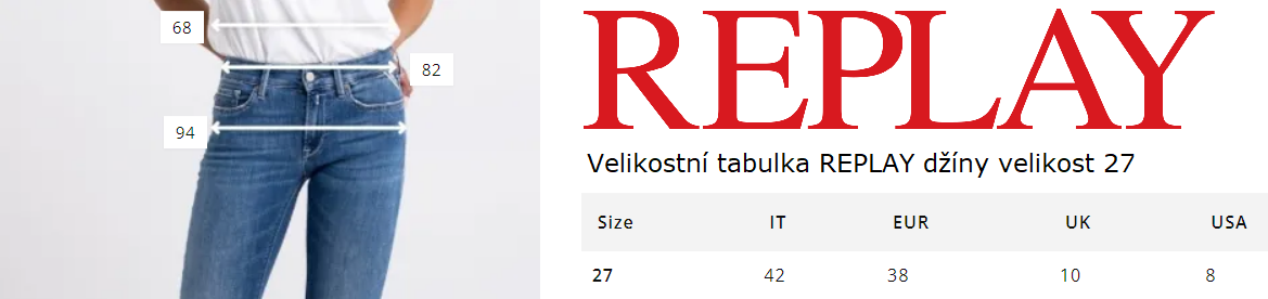 Replay džíny výprodej